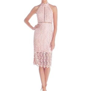 Bardot Gemma Halter Dress Light Pink Size 10/L